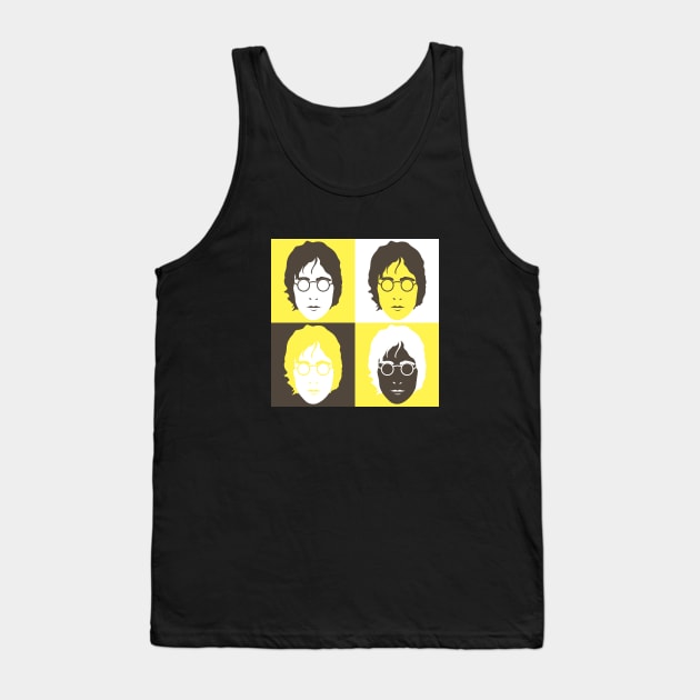 John Lennon Pop Art Minimalist Tank Top by nankeedal